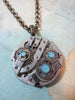 Steampunk Pendant - Time Lock - Steampunk Necklace- Steampunk jewelry handmade with real vintage watch and pocket watch parts