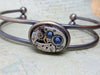 Steampunk Bracelet - In the Works - Steampunk watch parts cuff - bracelet - Repurposed art made by Steampunkjunq - steampunk jewelry