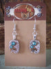 Steampunk ear gear - Turquoise - Steampunk Earrings - Hamilton - Vintage handmade watch parts jewelry