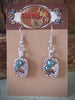 Steampunk ear gear - Turquoise - Steampunk Earrings - Hamilton - Vintage handmade watch parts jewelry