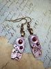 Steampunk Earrings - Watch movement jewelry -Repurposed art