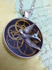 Steampunk Watch movement pendant - Flight - Steampunk Necklace - Repurposed art