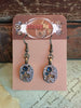 Steampunk earrings watch parts Hamilton movements Deep Blue earrings Steampunk Watch movement Handmade Bridesmaid Gift Birthday for her