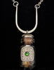 Steampunk pendant - Time in a Bottle - Steampunk Necklace - Steampunk jewelry made with real vintage watch and Pocket watch parts