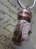Steampunk pendant - Time in a Bottle - Steampunk Necklace - Steampunk jewelry made with real vintage watch and Pocket watch parts