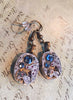 Steampunk earrings watch parts Hamilton movements Deep Blue earrings Steampunk Watch movement Handmade Bridesmaid Gift Birthday for her