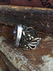 Back in time XI- Steampunk Ring - Repurposed recycled beautiful timepiece watch movement ring sapphire topaz