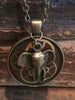 Steampunk Watch movement pendant Elephant charm - Take Your Time - Steampunk Necklace - Repurposed art