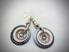 Unique - one of a kind - Steampunk ear gear - Steampunk Earrings - Womans earrings - For her Pocket watch fob clip