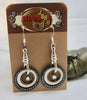 Unique - one of a kind - Steampunk ear gear - Steampunk Earrings - Womans earrings - For her Pocket watch fob clip