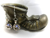 Steampunk ear gear - watch movement - Lilac - Steampunk Earrings - Repurposed art