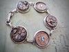 Steampunk Jewelry Bracelet - In the Works - Steampunk watch parts charm bracelet