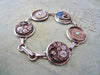 Steampunk Jewelry Bracelet - In the Works - Steampunk watch parts charm bracelet