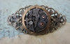 Vintage watch parts and Topaz BARRETTE - Hair Barrette - Hair Clip - Steampunk - Hair Clips- Hair Accessories - One of a kind - unique