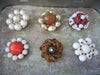 Recycled - Upcycled - Vintage Earring Magnet Gift Set - Great stocking stuffer or birthday gift -  by Steampunkjunq