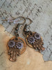Steampunk owl earring - Steampunk earrings - Owls