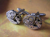 Steampunk Cufflinks - Bulova - Steampunk Cuff Links -Recycled watch movements