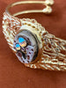Steampunk Bracelet - In the Works - Gold Steampunk watch parts cuff - bracelet - Repurposed art made by Steampunkjunq - steampunk jewelry