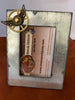 A Moment in Time- Recycled - Upcycled - Steampunk Picture Frame