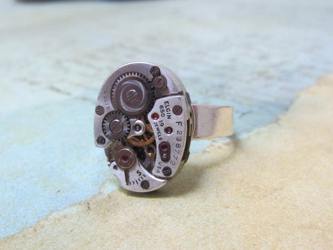 Steampunk Jewerly - Back in time - Steampunk Ring