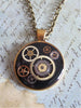 Steampunk necklace - Orbit - Steampunk Neckalace Pendant