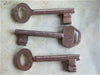 Skeleton Keys - Vintage Antique keys-  Barrel keys - e23