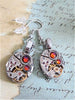 Steampunk ear gear - Volcano - Steampunk Earrings