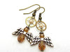 Steampunk ear gear - Angel - Steampunk Earrings - Repurposed art