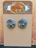 Steampunk Stud Earrings with Mechanical Watch Movements and Real Swarovski crystals, Steampunk Earrings