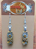Steampunk - Oro Con Moto  - Steampunk Earrings - Recycled watch parts