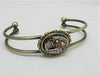 Steampunk Bracelet - Cuff - In the Works - Steampunk watch parts cuff - Bracelet - Light Topaz