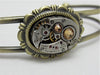 Steampunk Bracelet - Cuff - In the Works - Steampunk watch parts cuff - Bracelet - Light Topaz