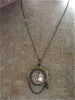 Steampunk pendant -  Steampunk love - Steampunk Necklace made with real vintage pocketwatch and watch parts