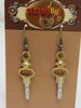 Unique - one of a kind - Steampunk ear gear -  keys to time  - Steampunk Earrings - Womans earrings - For her